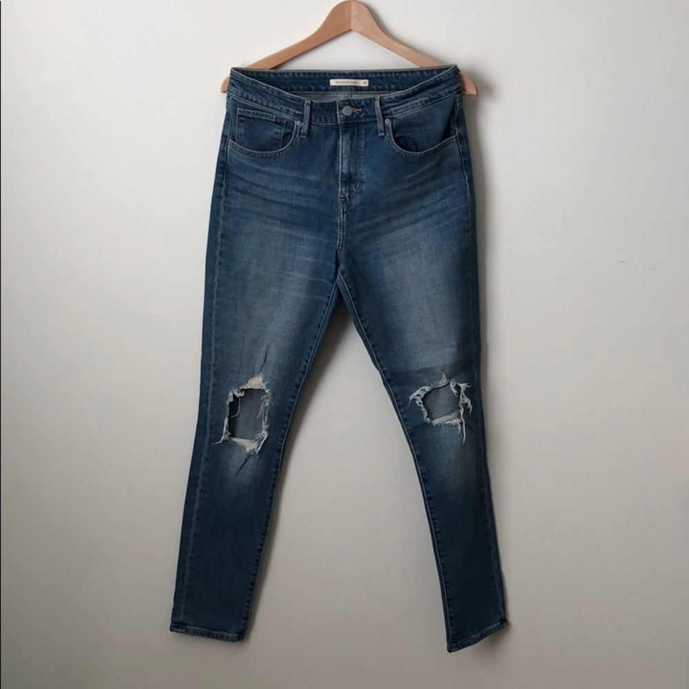 Levi Strauss 721 High Rise Skinny Jeans Size 30